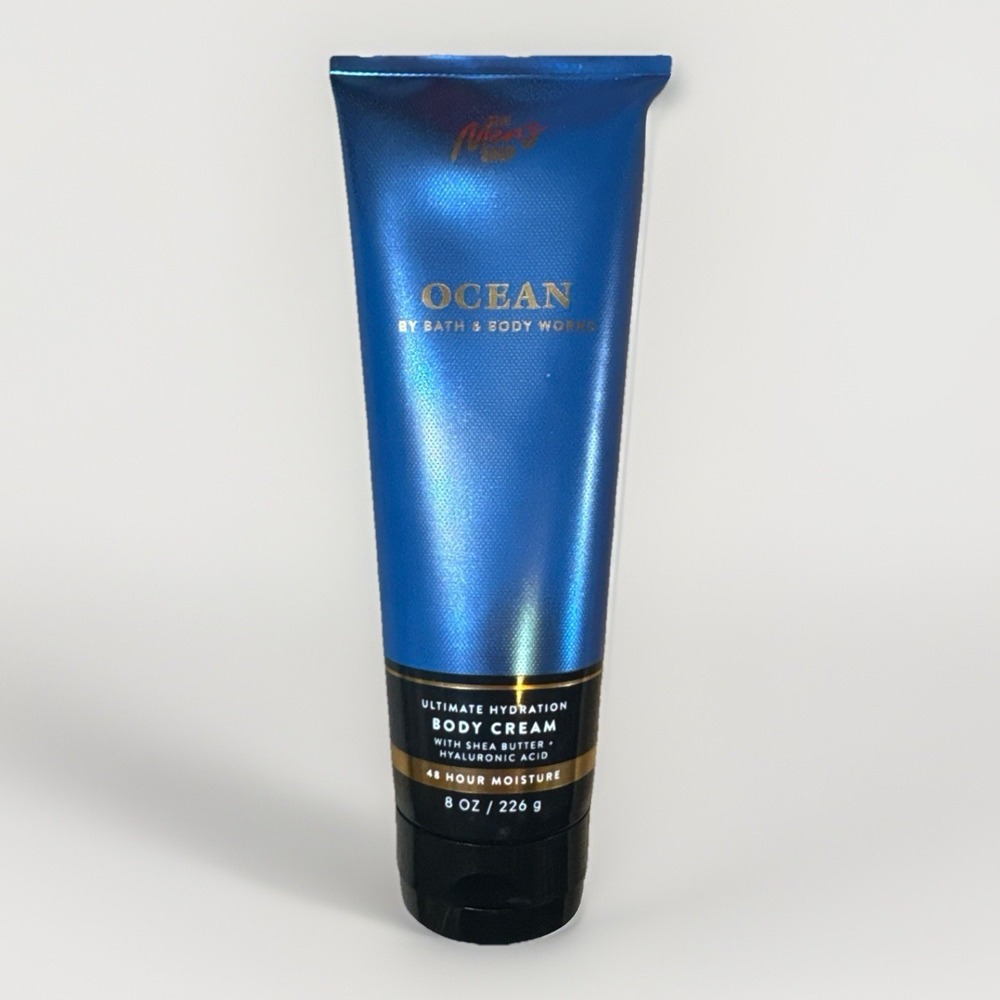 8 Oz Bath And Body Works  OCEAN - Men's Ultimate Hydration Body Cream